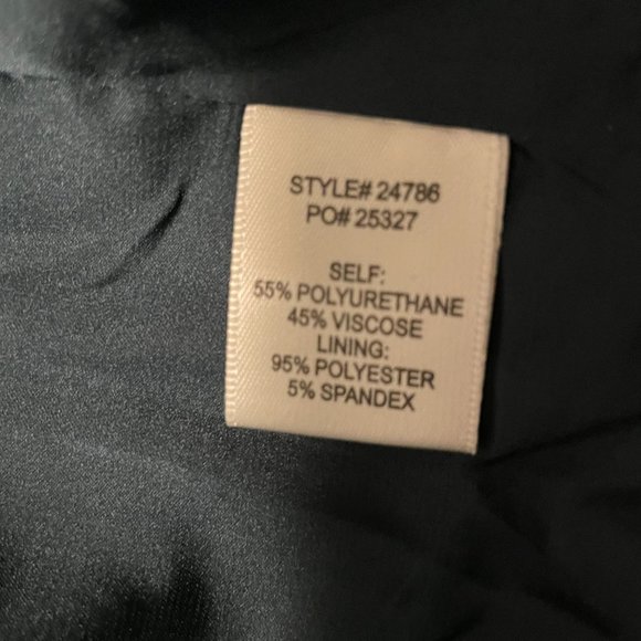 Skies Are Blue Vegan Leather Moto Jacket, Large - Picture 10 of 10